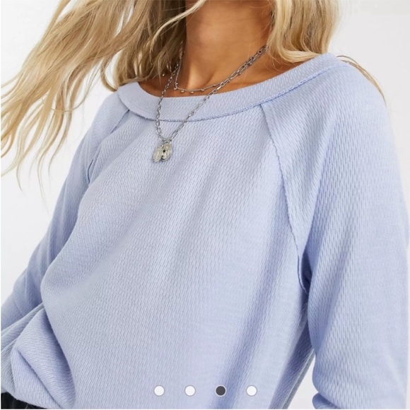 🧶NWT FREE PEOPLE WAFFLE KNIT 🧶 TOP 🔝 🧶 - Picture 6 of 6